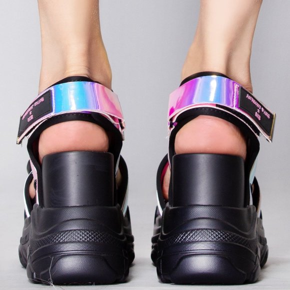 Anthony Wang X LASR Exclusive Peach 02 Hardwired Platform Sandals - Picture 3 of 3